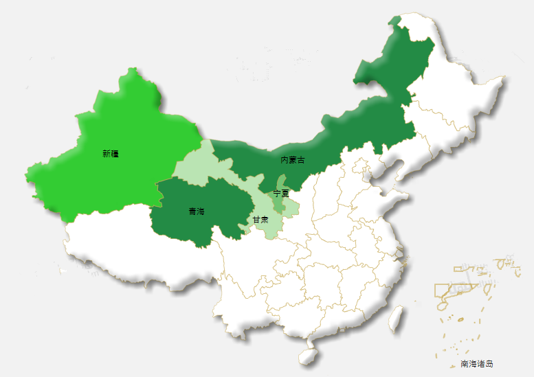 PET打包帶銷售區(qū)域